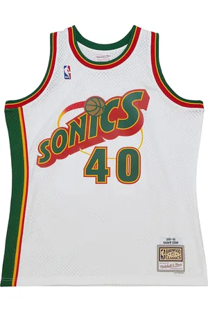 Mitchell & Ness Camiseta Swingman Hardwood Classics Shawn Kemp Seattle SuperSonics "White" 1995/96
