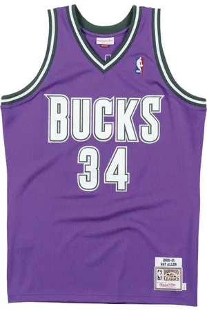 Mitchell & Ness Top sin mangas Authentic NBA Milwaukee Bucks 2000 Ray Allen