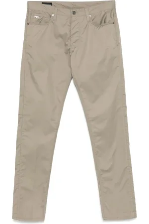 Emporio Armani Pantalones con corte slim