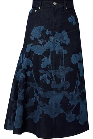 Erdem Falda midi drapeada