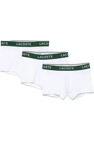 Lacoste Set de tres bóxeres con logo
