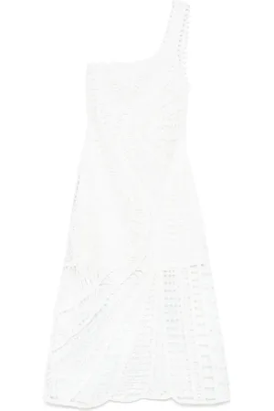 Maje Vestido midi con una sola manga