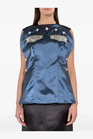Calvin Klein Blusa de satén