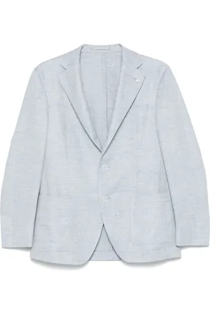 LUIGI BIANCHI MANTOVA Blazer con motivo de espiga