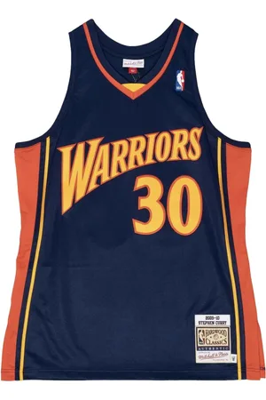 Mitchell & Ness Top sin mangas Authentic Road NBA Golden State Warriors 09 Steph Curry