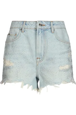 Liu Jo Pantalones vaqueros cortos con apliques de strass