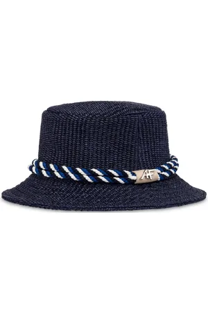 Alberta Ferretti Sombrero de pescador entretejido