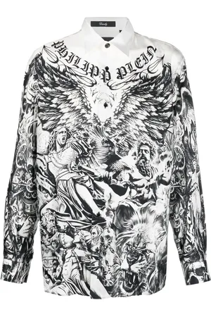 Philipp Plein Camisa con estampado gráfico