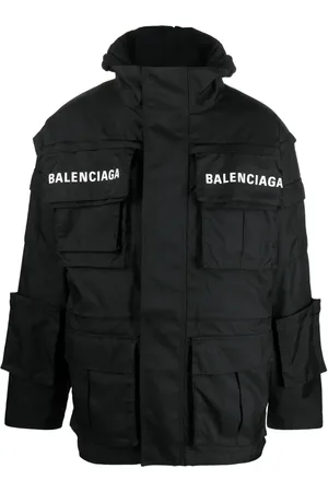 Balenciaga Parka oversize con logo