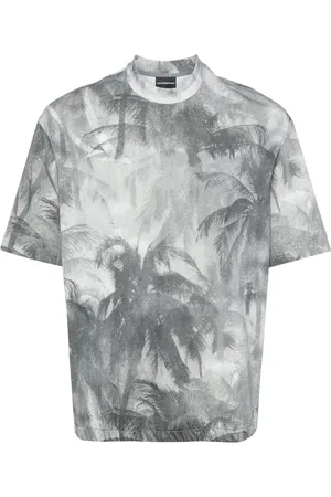 Emporio Armani Camiseta con palmera estampada