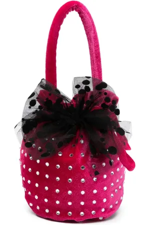 MONNALISA Bolso bombonera con detalles de cristal