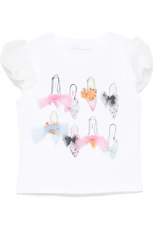 MISS GRANT Camiseta con detalle de lazo