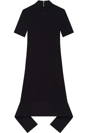 Courrèges Vestido corto estilo scuba