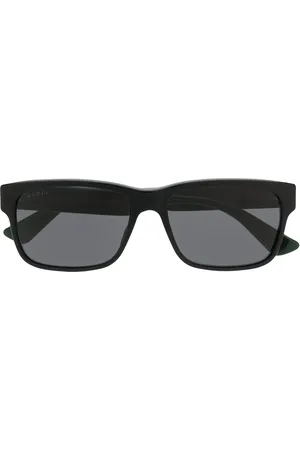Gucci Gafas de sol cuadradas con tribanda