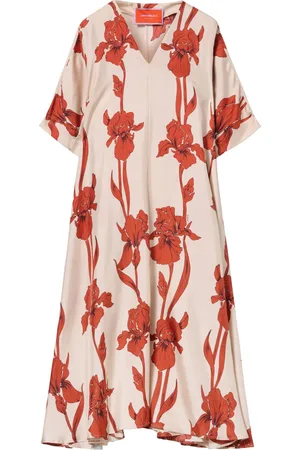 La DoubleJ Vestido midi con estampado floral