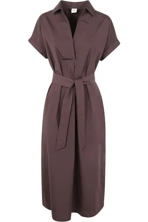Aspesi Vestido midi de popelina