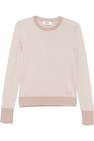 Fendi Camiseta con motivo FF en jacquard