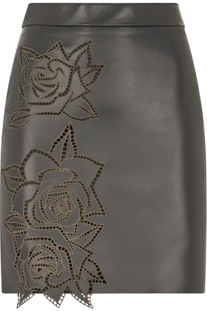 Roberto Cavalli Minifalda con cortes a l�ser