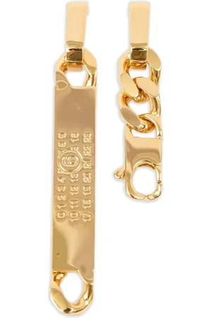 Maison Margiela Pendientes largos con motivo Numbers