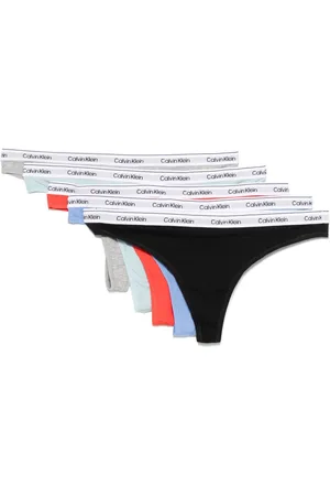 Calvin Klein Pack de tres tangas con logo en la cinturilla