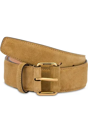 Moschino Cinturón con logo en la hebilla