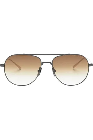 DITA EYEWEAR Gafas de sol con montura redonda y logo
