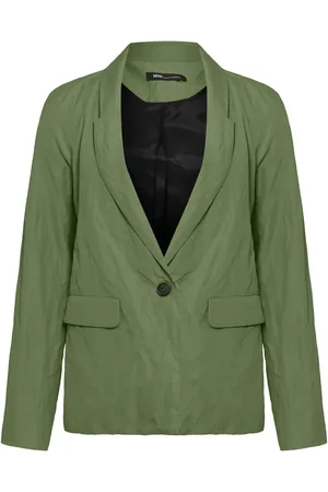 Uma Raquel Davidowicz Blazer Glicol con efecto arrugado