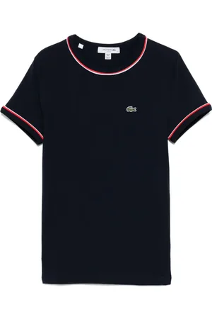 Lacoste Camiseta Accent de tejido jersey