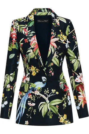 Oscar de la Renta Blazer Flora & Fauna Faille