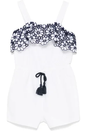 PATACHOU Mono corto con bordado floral