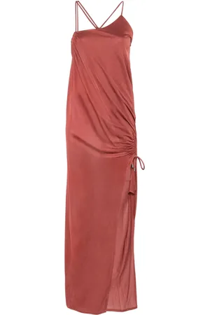 BLUMARINE Vestido largo de crepé