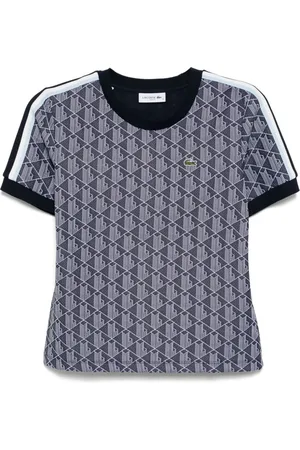 Lacoste Camisa con monograma en jacquard