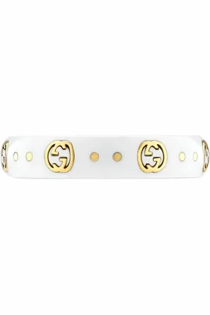 Gucci Anillo Interlocking G en oro amarillo de 18kt