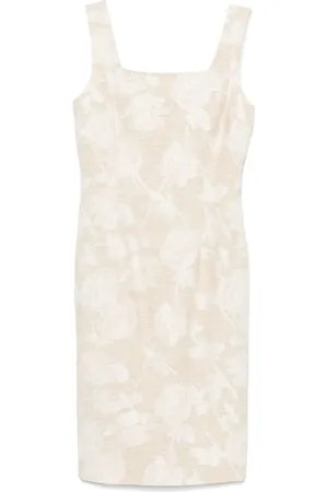 Blugirl Vestido midi con motivo floral