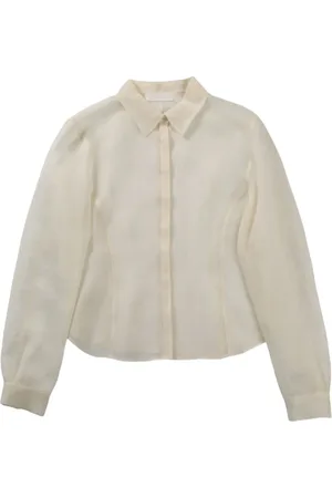 AMOMENTO Semi-sheer shirt