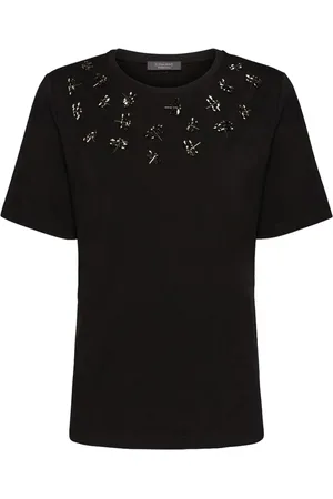 Elena Miro Camiseta con motivo bordado