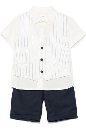 PATACHOU Set de tres pantalones cortos a rayas