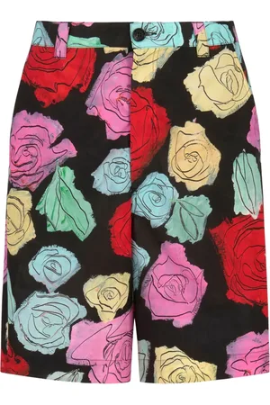 Marni Pantalones cortos de vestir con motivo floral