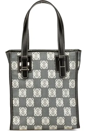 Loewe Bolso shopper con lona y anagrama 2003