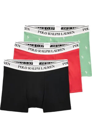 Ralph Lauren Set de tres bóxeres con logo