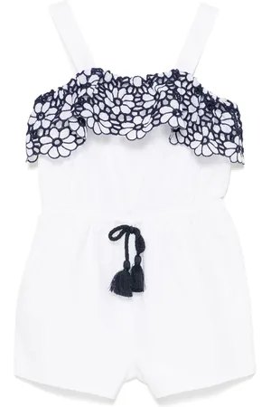 PATACHOU Mono corto con bordado floral