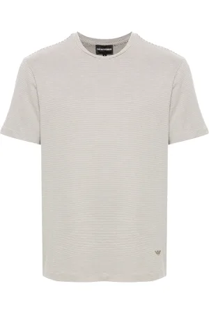 Emporio Armani Camiseta con logo bordado