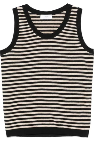 LARDINI Top de tirantes a rayas