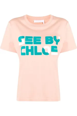 See by Chloé Camiseta con logo estampado