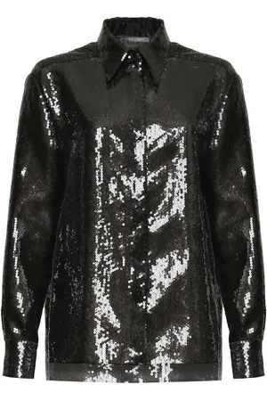 Alberta Ferretti Camisa con lentejuelas