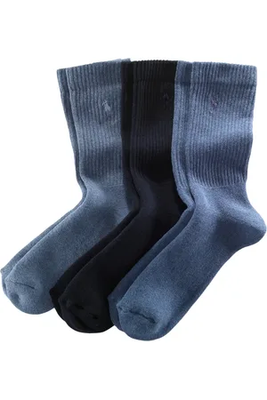 Ralph Lauren Set de tres pares de calcetines con logo