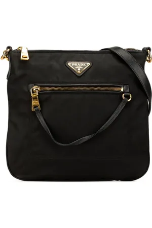 Prada Bandolera Tessuto con cremallera en la parte superior 2013-2024