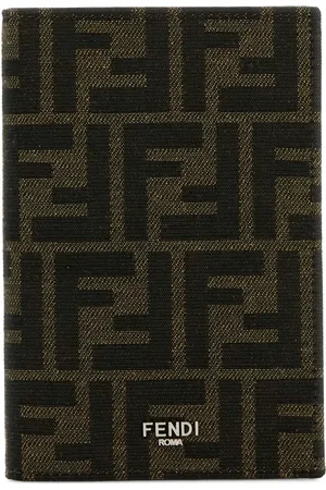 Fendi Funda para pasaporte con monograma en jacquard