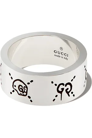 Gucci Ghost sterling silver ring