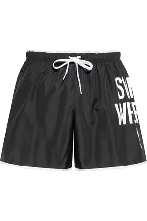 Moschino Bañador con texto estampado